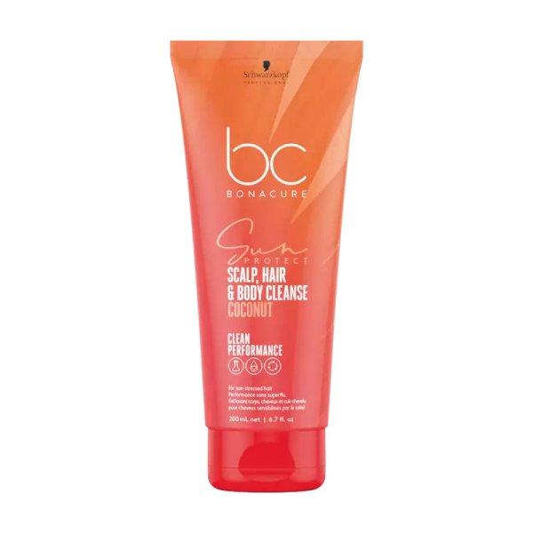 Schwarzkopf Professional Védő sampon 3 az 1-ben Bonacure Sun Protect
(Scalp, Hair & Body Cleanse) 200 ml