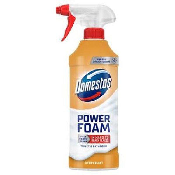 WC- és fürdőszoba tisztító hab, 435 ml, DOMESTOS "Power Foam",
Citrus Blast