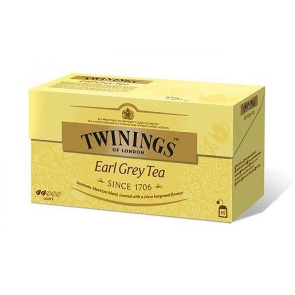 Twinings earl grey fekete tea 25x2g 50 g