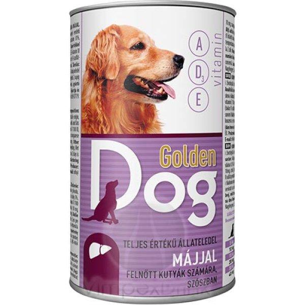 GOLDEN DOG KUTYAELEDEL KONZERV MáJ TELJ.éRT. 415G
