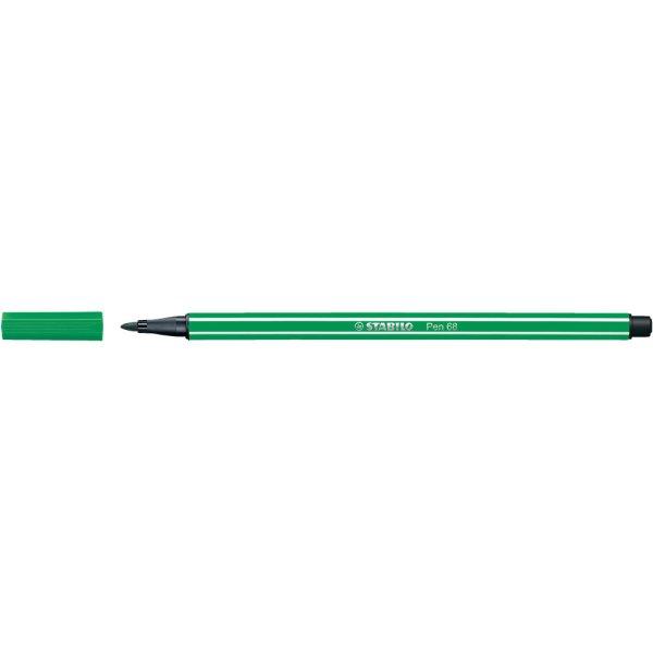 Rostirón, filctoll 1mm, M STABILO Pen 68 zöld