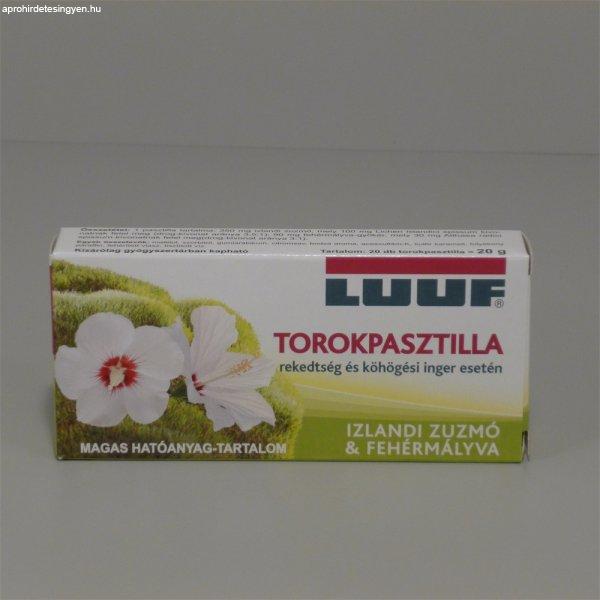 Luuf torokpasztilla izlandi zuzmóval 20 db
