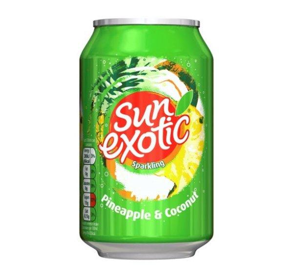 Sun Exotic Pineapple and Coconut ananász és kókusz ízű üdítő 330ml