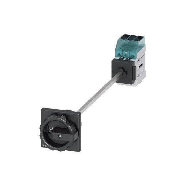 Siemens 3LD3448-0TK51 22kW szerelő lapra kivezetett hajtással fekete kar
főkapcsoló