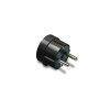 FAMATEL 1102-N 16A-250V fekete fldelt dugvilla