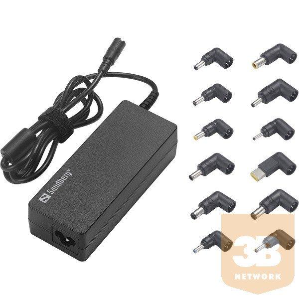 SANDBERG Notebook töltő, Univerzális Laptop AC Adapter 90W EU+UK