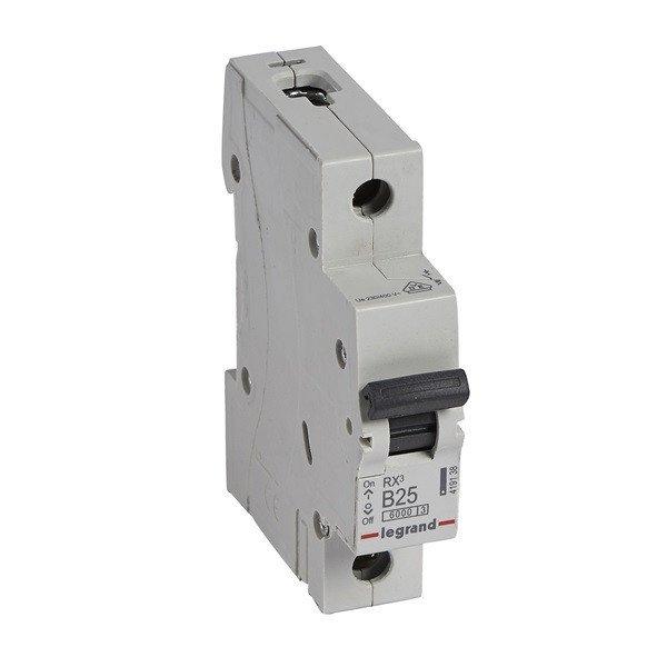 Legrand 419138 RX3 B25 6kA BIC 1 pólusú kismegszakító