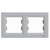 Schneider EPH5800261 ASFORA vzszintes alumnium kettes kere