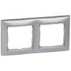 Legrand 770352 Valena alumnium/ezst 2-es vzszintes keret