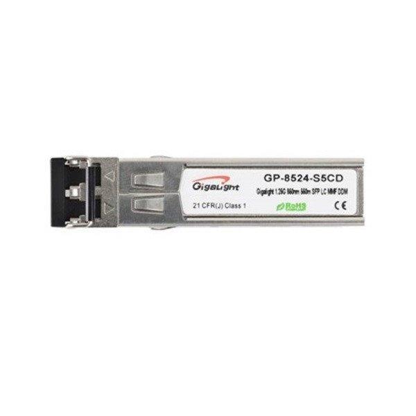 Gigalight GP-8524-S5CD SFP modul, 1.25G, 850nm, 550M távolság, 0~70 hőm.
tart., DDM funkció