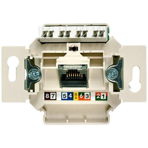 Siemens 5TG2027-1 Delta UAE 1X8pólusú UTP RJ45 CAT6 A informatikai
csatlakozóaljzat