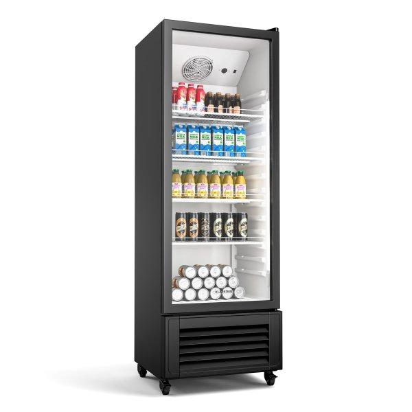 Klarstein GrandCooler italhűtő | 270 l | LED világítás | kerekekkel | 4
polccal