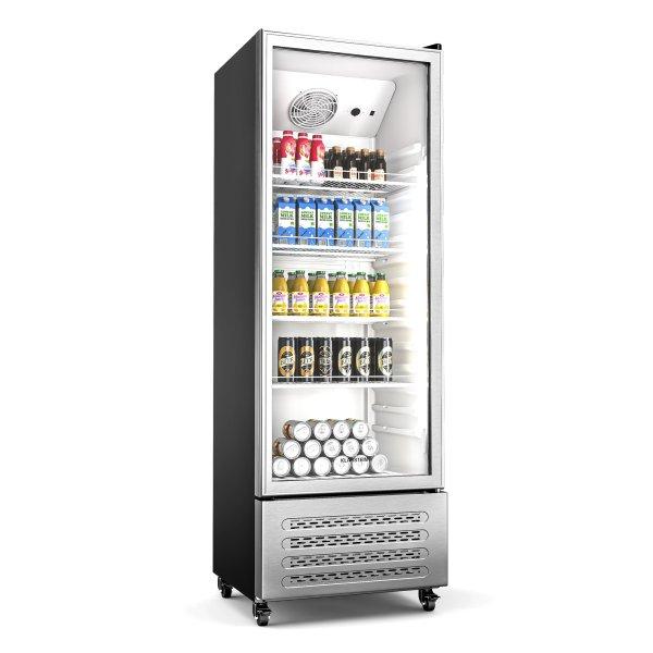 Klarstein GrandCooler italhűtő | 270 l | LED világítás | kerekekkel | 4
polc