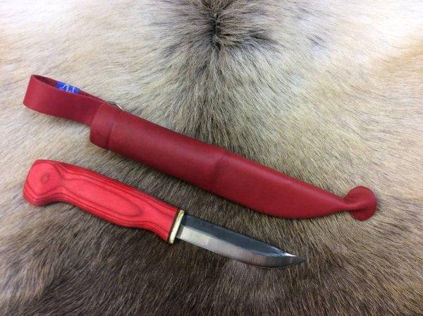 Wood Jewel Punainen Puukko - Red knife