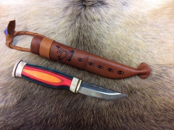 Wood Jewel Revontuli Puukko - Northern Lights Knife