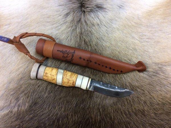 Wood Jewel Riekkopukko - Willow grouse knife