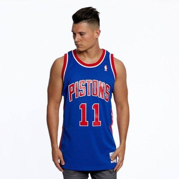 Mitchell & Ness Detroit Pistons #11 Isaih Thomas royal Swingman Jersey