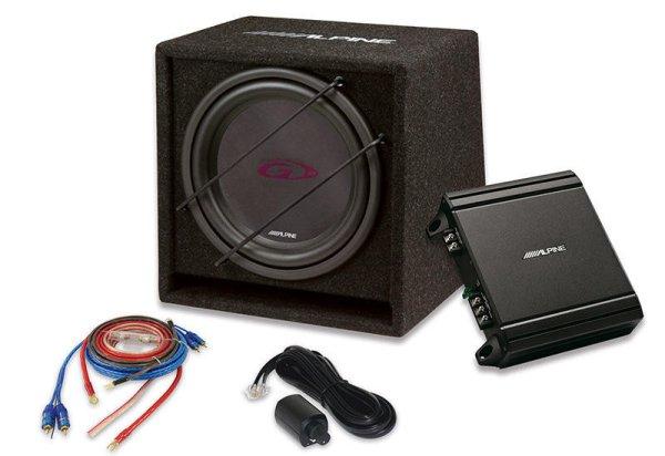 ALPINE 12” (30cm) High Performance Subwoofer Package SBG-30KIT