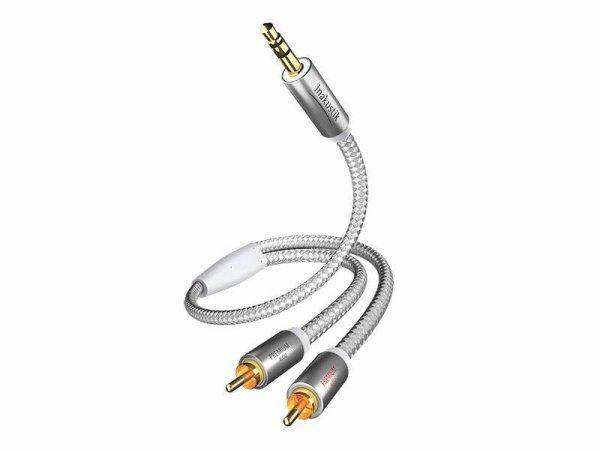 IN-AKUSTIK Prem II 3,5 Klinke<>2 RCA 1,5m JACK - 2x RCA Audio Cable
IN004100015