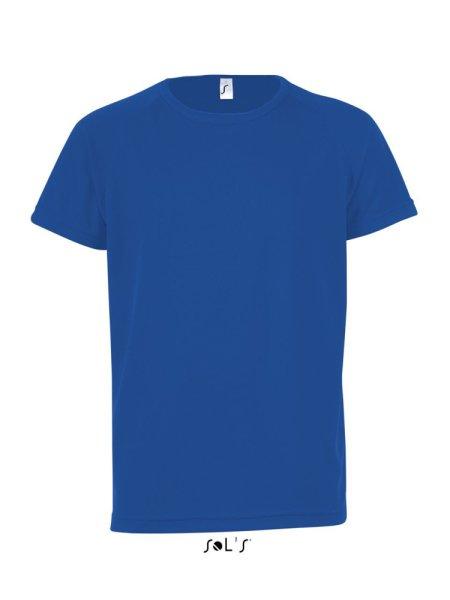 Gyerek SPORTY raglán ujjú kereknyakú sportpóló, SOL'S SO01166, Royal
Blue-10A