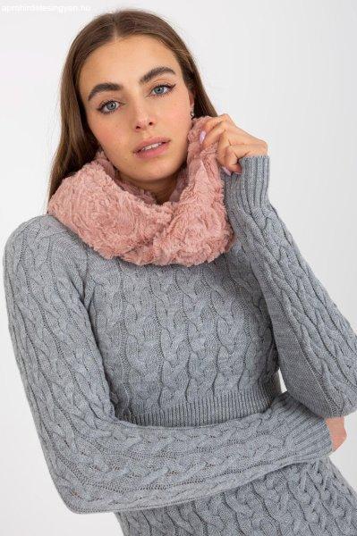 Női télikabát műszőrméből modell 25318 old pink