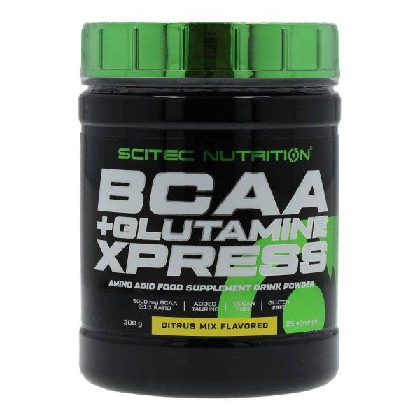 SCITEC BCAA+GLUTAMINE XPRESS CITRUS 300G