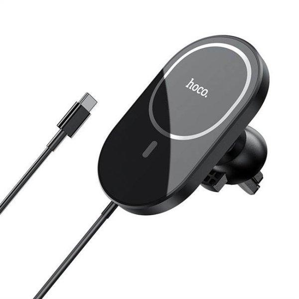 HOCO autós tartót vezeték nélküli töltő Iphone 12 MagSafe 7,5 W CA90