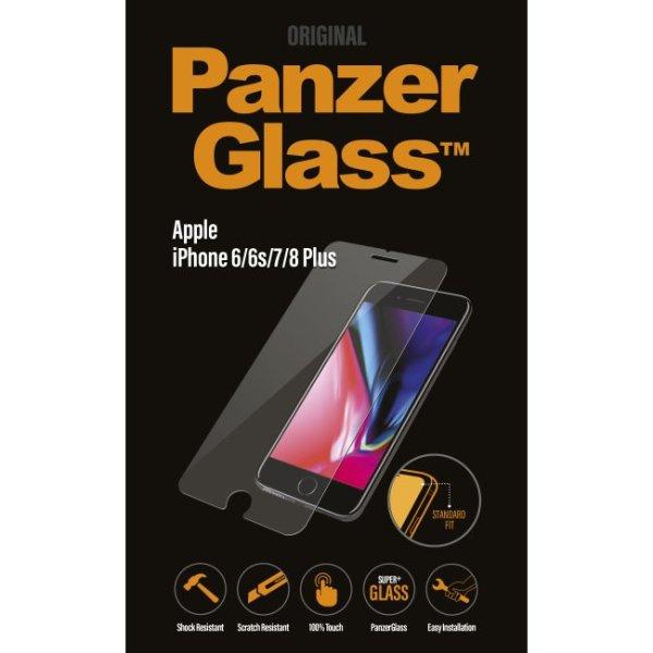 Ochranné temperované sklo PanzerGlass Standard Fit pre Apple iPhone 6, 6S, 7,
8 Plus