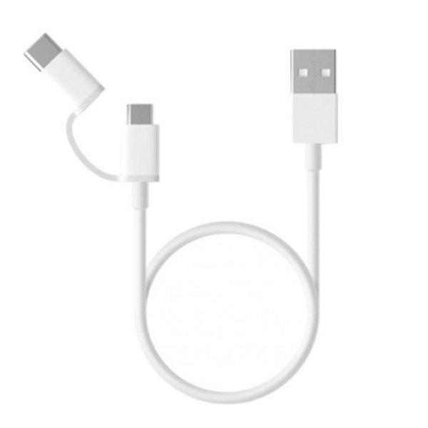 Mi Type-C / microUSB kábel, 30cm