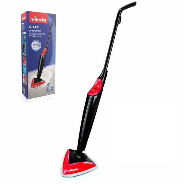 Vileda Steam F1812V / 147509 / Steam One Gőztisztító, Steam Mop, gőzölős
padlótisztító 1550W 3 bar, háromszög fejjel