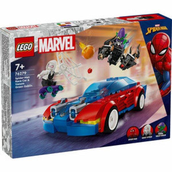 LEGO Super Heroes Marvel 76279 Pókember versenyautó   Venomizált Zöld Manó