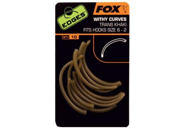 Fox Edges™ Withy Curve Adaptor - Trans Khaki Hook 6 - 2 (CAC562)