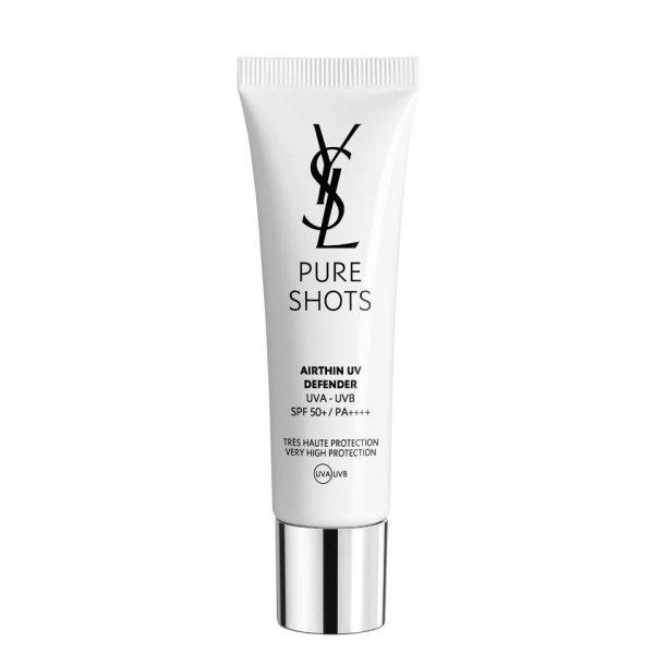 Yves Saint Laurent Bőrvédő krém SPF 50 Pure Shots (Airthin
UV Defender) 30 ml