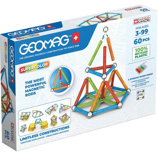 Supercolor RE mágneses blokkok 60 elem GEOMAG GEO-384