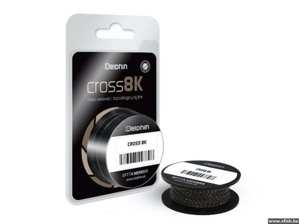 Delphin 8K Cross 20m 25Lbs Süllyedő Fonott Előkezsinór Camou (448604)