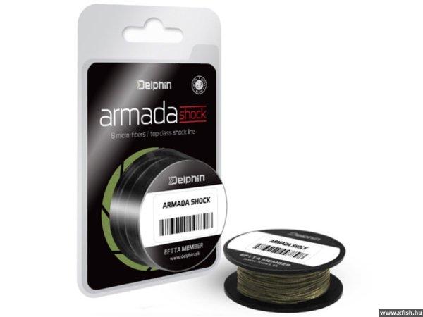 Delphin Armada Shock 40M 0,18Mm 18Kg/40Lbs Süllyedő Fonott Előkezsinór Zöld