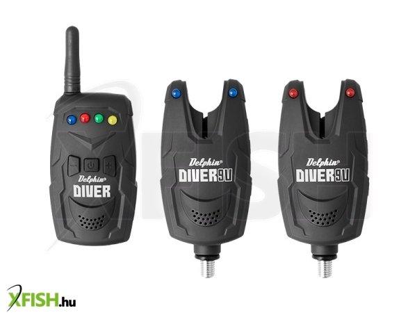 Delphin Diver 9V 2+1 Rádiós Elektromos Kapásjelző Szett