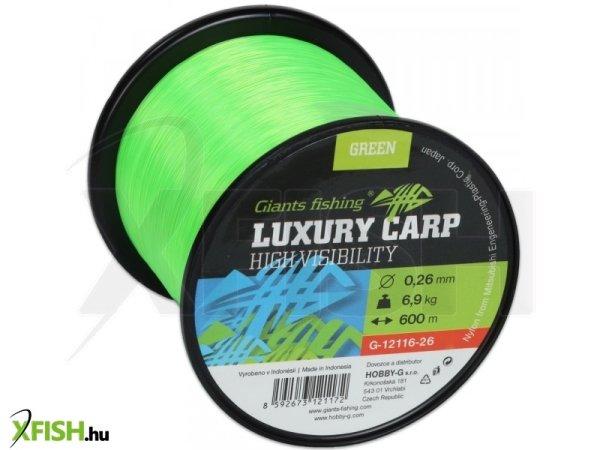 Giants Fishing Vlasec Luxury Carp High-Visibility pontyozó zsinór Green
600m|0,23mm/5,9kg