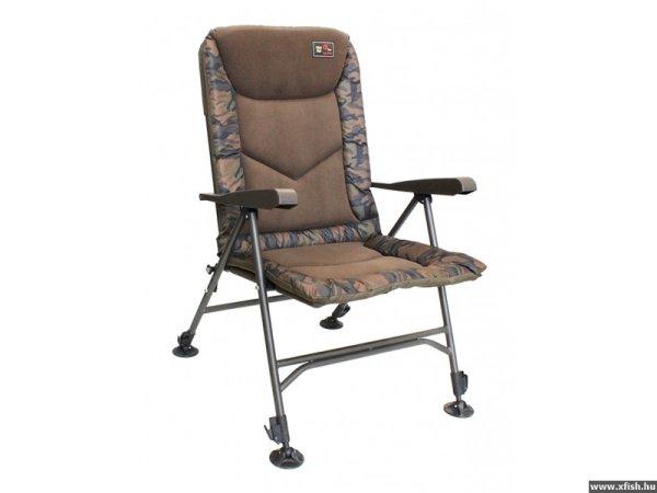 Zfish Deluxe Camo Chair 150kg horgász szék