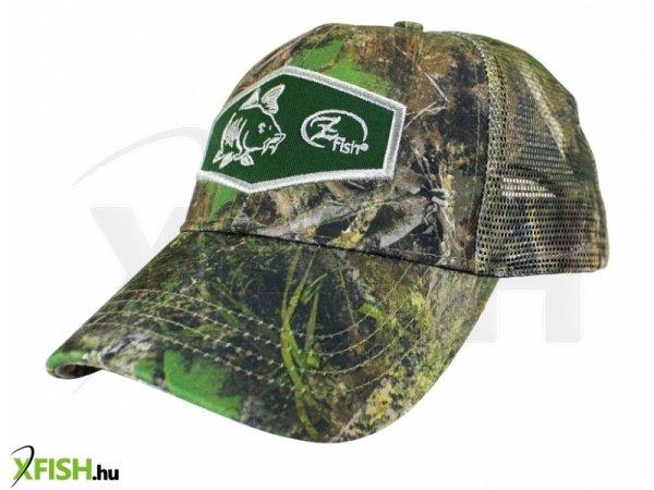 Zfish Carp Camo Cap Camo Baseball Sapka