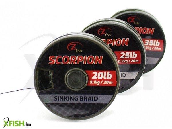 Zfish Scorpion Sinking Braid Fonott Előkezsinór 20m 35lb 15,9 kg