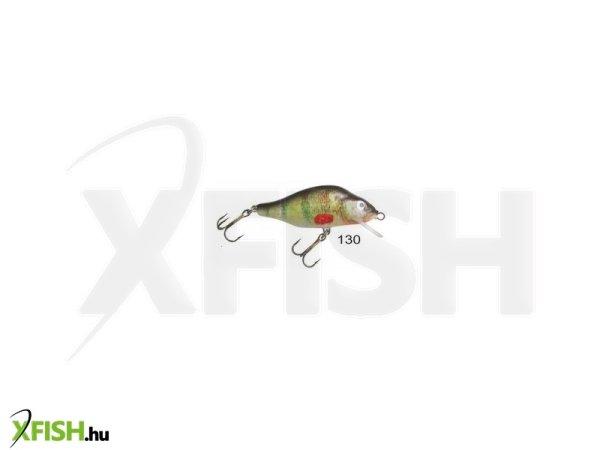 Mistrall Perch Floater Fekete Sárga Csíkos Wobbler 90mm 20Gr