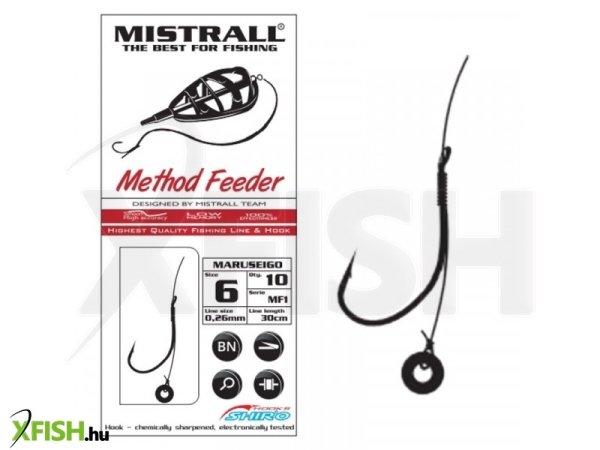 Mistrall Dp Method Feeder Pellet Előkötött Horog 0,20mm 12-es 10cm
10db/csomag