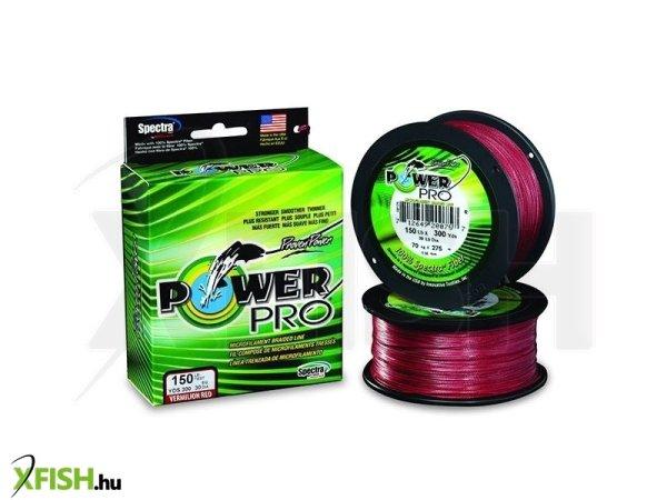 Power Pro Line Fonott Zsinór Piros 275m 0,32mm 24Kg