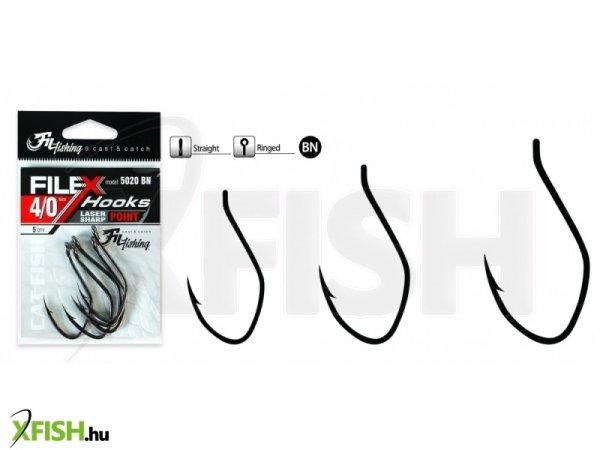 Filfishing Hooks Filex Hooks Harcsázó Horog 4.0-ás 5db/csomag