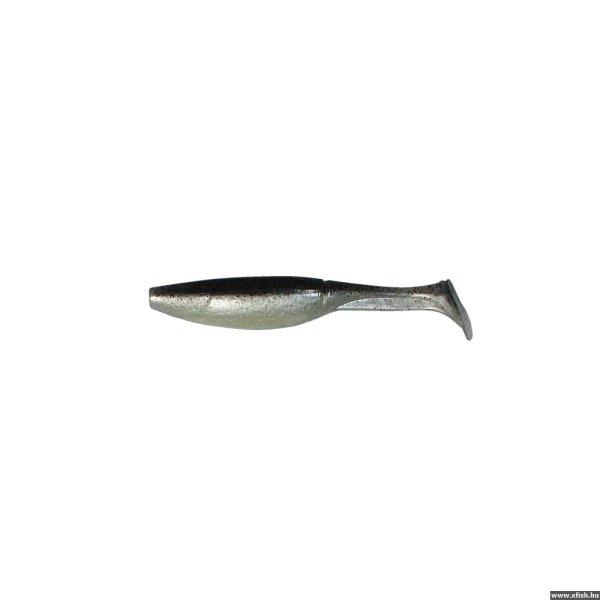 Zfish Fat Belly Shad Gumihal Fekete Ezüst 10cm 4db/csomag