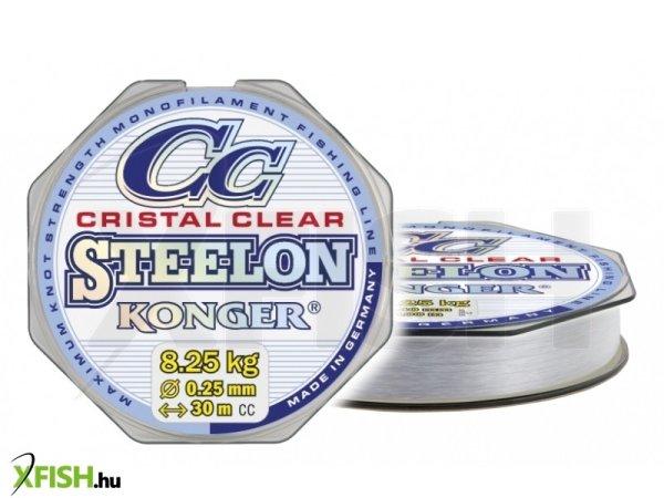 Konger Steelon Cc Cristal Clear Monofil Előkezsinór 30m 0,22mm 6,65Kg