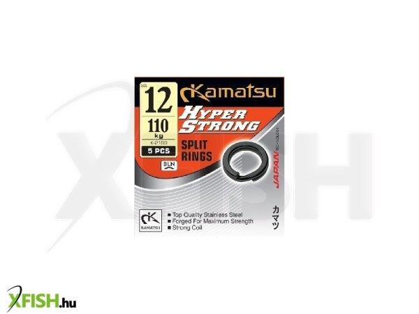 Kamatsu Hyper Strong Split Ring K-2199 Műcsalis Karika Bln 25 mm 45 Kg 10
db/csomag