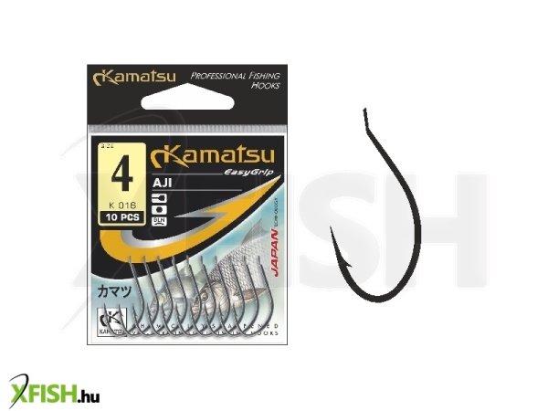 Kamatsu Aji 01 Blnf Lapkás Pontyozó Horog Black Nickel 10 db/csomag