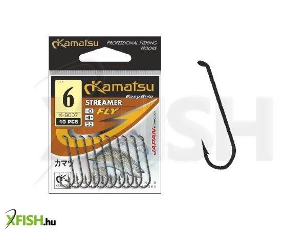 Kamatsu Streamer 10 Brr Legyező Horog Barna 10 db/csomag